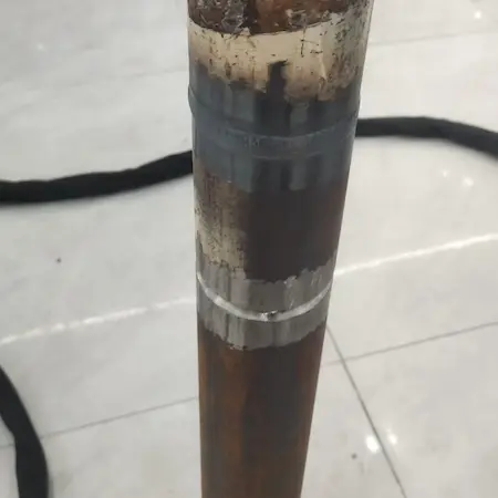 炭素鋼パイプワイヤー溶接